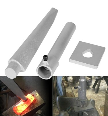 Blacksmith Tomahawk Eye Drift/Mandrel Punch Kit, For Beginner Hot Forged Tomahawk Heads, Tear Drop Shaped Tomahawk Drift Tools