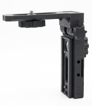 Adir Multifunctional Line Laser Level Wall Mount Bracket - Magnetic Bracket L-shape Adjustable 1/4" and 5/8" Mount Adapter Line Laser Positioning Base
