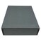 Golden State Art, Archival Storage Box, Acid-Free Drop Front Museum Box with Metal Edge for Storing Artwork Photos Documents Prints Arts And Crafts (Gray-9x12x3 Inches)