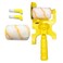 Elvaesther Paint Roller Brush, Multifunctional Hand-held Clean-cut Paint Edger Roller Brush, Removable Cleaning Brush Safe Portable Tool for Home Office Room Wall Ceilings 1 set long handle