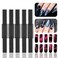 JERCLITY 5 Pieces Nail Magnet Stick Cat Eye Magnet Tool Multi-Function Magnet Board 3D Magnetic Magnet Wand Strong Magnet Stick for Cat Eye Gel Polish DIY Nail Art