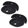 Piddle Pad Car Seat Protector, BicycleStore Waterproof Liner Potty Training Pads Machine Washable Toddlers Car Seat Baby Infants Saver Cover Mat for Child Stroller, Dinner Chair (Black 2 Pack)