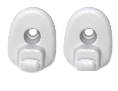 JSP Manufacturing Aftermarket 2005-2012 Jeep Liberty &amp; 2008-2012 Dodge Nitro Sun Visor Clip Replacement Retainer Replaces OEM Part Numbers RC142079 1AR26BD1-AA 1AR26BD1 1AR26BD1AA (Made in USA) (2)