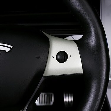 EV Wraps Tesla Model 3 / Model Y Steering Wheel Wrap (Tesla Interior White)