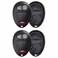 KeylessOption Just The Case Keyless Entry Remote Key Fob Shell for L2C0007T (Pack of 2)