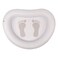 Pool Foot Bath Basin, Inflatable Foot Soaking Bath Basin Foot Bath for Pool Entry Ladder, Pool Foot Wash Basin for Above Ground Swimming Pools Hot Tub Spas(Style:with Footprint Print)
