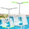 VirgoCCY 2-Pack Pool Fountain - Dual Spray Water Fountains for Above and In-Ground Pools, Adjustable Fluorescent Dual Spray Waterfall Sprinkler Cooler for Pool, High-Pressure Pool Spray Fountain.