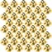 Fiada 40 Pcs Finger Cymbals Belly Dancing Musical Instrument Percussion Zills Instruments for Adults Dancer Party (Gold)