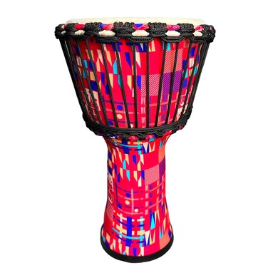 TAOSKNE Hand Drum, Djembe, Bongo, Congo,Easy to learn and portable， Suitable for Beginners and Professional Drummers (Red)