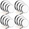 Konohan 16 Pcs Kids Hand Drums Wooden Frame Drum with Drum Stick, 12 Inch 10 Inch 8 Inch 6 Inch Educational Musical Instruments for Adults Drums Beginners for Home School Party Supplies (Colorful)