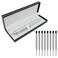 Origin-Joy Gift Boxed Tactical Pen, Tungsten Steel Military Tactical Pen, Emergency Self Defense Glass Breaker EDC Tool with 8 Refills (Silver)