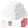 200 Pcs Packing Foam Pouches Kit with Fragile Label Sheet 4 Sizes Cushion Wrap Material for Transportation Moving Supplies Kitchen Dish Plate Glasses Cup(14 x 14'',12 x 12'',12 x 7.5'',7.5 x 7.5 inch)