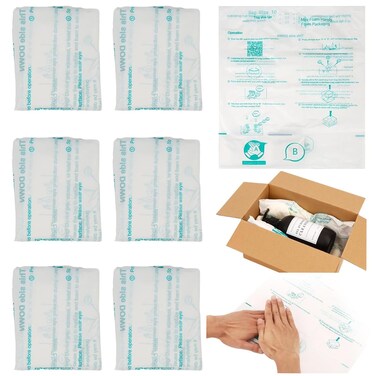 Foam Bag For Shipping, 6PCS 20"x24" Expanding Foam for shipping Instant Pack Quick Expanding Foam Packaging Bags, Packing, Mailing and Shipping Solutions