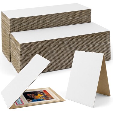 Golden State Art, Graded Card 4x6 Rigid Mailer, 100 Packs Sports Card Cardboard Sheet, Trading Card Shipping Protectors, Corrugated Box Mailer for Sports Cards