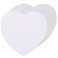 150 Pcs Large Heart Paper Cutouts, White Heart Shapes Paper Cut Out, Valentines Hearts, Heart Cardstock Cutout for Valentine&rsquo;s Day Crafts Bulletin Board Wall Classroom Decoration