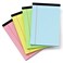 Colored Legal Pads 5x8, 4 Pack, Lined Note Pads 5x8 College Ruled, Note Paper 5x8, Pink Notebook Paper 5x8 Colored Notepads, Pink Legal Pads 5x8 Lined Paper, 80 GSM Pastel Pads of Paper, 30 Sheets/Pad