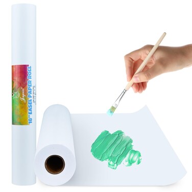 Joyooss Easel Paper Roll, 18 inches by 82 Feet (2 Pack Total 164 Feet), Easel Paper Art and Craft Paper, Painting Paper for Kids Easel Paper Roll for Kids, Roll of Paper for Kids Easel Paper Roll