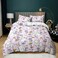 AILONEN Rabbit Duvet Cover Set Twin Size, Lovely Bunny Comforter Cover Set,Floral Rabbit Bedding Set for Kids Girls Room Decor,Breathable Duvet Cover Set 3 Pieces, 1 Quilt Cover and 2 Pillowcases