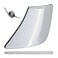 TQPONLY Seat Backrest Recliner Handle Lever Front Left Driver Side   Compatible with 2008-2016 Mercedes-Benz W204 C-Class W207 E-Class Accessories   Seat Back Adjust Handle (Chrome)