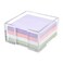 Acrylic Sticky Note Holder, 3 x 3 Crystal Clear Acrylic Notepad Holder Acrylic Sticky Note Dispenser for Dorm Room and Office Desk Organizer