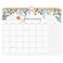 2025 Calendar, Cabbrix Wall Calendar 2025, Desk Calendar from January 2025 - June 2026, 15" x 12", Twin-Wire Binding, Hanging Hook, Floral Design (Flower)