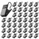 50 PCS Curtain Hooks Heavy Duty Clips, Stainless Steel Shower Curtain Clip with Hook for Vendor Display Supplies, Home Decoration, Hanging Photos, Art Craft Display (Black)