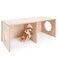 Niteangel Hamster Secret Peep Shed 2-Chamber Hideout &amp; Tunnel Exploring Toys (Large - for Syrian Hamster)