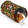 Glittme Guinea Pig Tunnel Washable Guinea Pig Hideout Portable Rabbit Tunnel Soft Ferret Tunnel for Playing Resting Guinea Pig Accessories for Guinea Pig, Hedgehogs, Hamster,Mushrooms