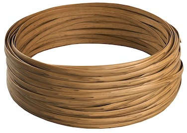 Laphivieh 130 Ft Wicker Repair Supplies, Wicker Repair Kit, Plastic Rattan Material for Patio Chair Repair Flat Wicker Furniture Repair Replacement (Light Wood Grain)