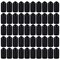 AUEAR, 100 Pack 10 mm Airbrush Caps Jar Cover for Olive Oil Liquor Bottle Black