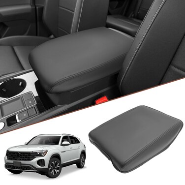 SKTU for 2024 2025 Volkswagen Atlas Center Console Cover 2024 2025 VW Atlas Armrest Cover 2024 2025 Atlas SE/SEL Center Console Pad Volkswagen Atlas 2024 2025 Accessories Center Console Cushion