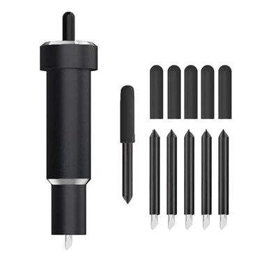 Deep Cut Blade for Cricut Maker 3/Maker/Explore 3/Air 2/Air/One/Venture,60&deg; Deep Point Blade and Housing for Cutting Metallic/Genuine Leather, Craft/EVA Foam, Aluminum Foil, Magnetic Sheet,Etc