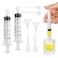Segbeauty Perfume Refill Tool Kit, 8pcs Plastic Clear Perfume Dispenser Transfer Tool Set, Perfume Funnel Cosmetic Dispenser Pump Transfer Tool for Travel Refillable Perfume Atomizer Refill Tool