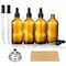4 Pack, 4 oz Dropper Bottles with 2pcs Glass Pipettes(1ml) - Essential Oils Bottles for Health, Personal Care &amp; Beauty - 120ml Thick Dark Amber Glass Tincture Bottles with Eye Droppers, Leakproof