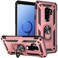 Yerebel for Galaxy S9 Plus Case/for Samsung S9+ Plus Phone Case, [Military Grade] [Metal Ring][Magnetic Support] Defender Heavy Duty Armor Cover for Samsung Galaxy S9 Plus Rose Gold