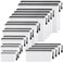 EOOUT 20pcs Mesh Zipper Pouch 8 Sizes Waterproof Zipper Bags, Plastic Travel Pouch for Board Game Travel Storage School Supplies Office Appliances Home Organize