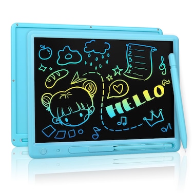 LCD Writing Tablet for Kids, 15 Inch Colorful Drawing Doodle Board, Learning Educational Drawing Pad Toys for Kids, Christmas Birthday Gift for 3 4 5 6 7 8 9 Year Old Girls Boy