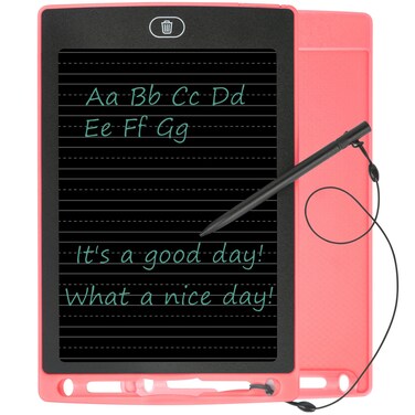 Dotted Lines LCD Writing Tablet for Kids, Calligraphy Paper 8.5 Inch Handwriting Pad for Students, Letter/Word/Sentence Practice Handwriting Board, Erasable Electronic Learning Pads