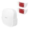 HOLACA Screwless Wall Mount for eero Pro 6 tri-Band mesh Wi-Fi 6 Router Holder, No Tools Required, No Drilling, Easy to Install, Strong VHB Adhesive Mount (2 Pack)