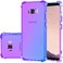 Gufuwo Case for Samsung S8, Galaxy S8 Cute Case Girls Women, Gradient Slim Anti Scratch Soft Clear TPU Phone Case Cover Shockproof Case for Samsung Galaxy S8 (Purple/Blue)