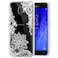 Ueokeird Phone Case for Galaxy J7 Refine/J7 2018/J7 Star/J7 V 2nd Gen/J7 Aero Case Girls Women, Slim Shockproof Clear Floral Pattern Soft TPU Protective Cover for Samsung Galaxy J7 2018 (Mandala)