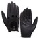 Harssidanzar Mens Lambskin Leather Driving Gloves Unlined GM026,Black,Size L