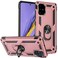 Yerebel for Galaxy A51 Case/for Samsung A51 Phone Case, [Military Grade] [Metal Ring][Magnetic Support] Defender Heavy Duty Armor Cover for Samsung Galaxy A51 Rose Gold