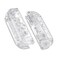 eXtremeRate DIY Replacement Shell Buttons for Nintendo Switch &amp; Switch OLED, Transparent Clear Custom Housing Case with Full Set Button for Joycon Handheld Controller - Console Shell NOT Included