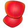 SAUCER Premium Replacement Lenses for Oakley Trillbe X OO9340 Sunglasses High Defense - Fire Red Polarized