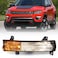 Huray Left Turn Signal Light for Jeep Compass 2017-2021 Daytime Running Light Parking Lamp OE Replacement Assembly 55112720AB (Driver Side)