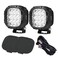 BIGLION.X 4 Inch 160W 18800LM Round LED Offroad Lights Driving Spotlights Fog Light Super Bright Bumper Off Road Driving Light with Wiring Harness IP68 for Pickup Trucks SUV ATV UTV