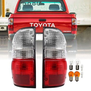 USR 95-97 Tacoma 4WD Corner Light &ndash; CLEAR Front Corner Lamps (Left + Right) Pair - Compatible with 1995-1997 Toyota Tacoma 4 Wheel Drive Only PickUp Truck All Models/Trims (CLEAR CORNER LIGHTS)