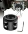 Rubber Winch Stopper,Winch Cable Hook Stopper,Rubber Rope Line Saver,Winch Cable Hook Rubber Stopper with Stainless Steel Screws and Nuts,Rubber Hook Stopper for Synthetic Winch Rope (Black)