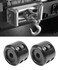 Reswish 2pcs Winch Stopper,Winch Cable Hook Stopper,Winch Cable Stopper Rubber Winch Stopper,Car Accessories Winch Rope Bump Shock Saver Dampener Absorbent Stopper,Winch Stopper (Black)